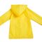 Желтый плащ детей PU водоустойчивый с OEM клобука Breathable доступным