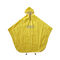 Плащпалата дождя велосипеда желтых женщин полиэстера изготовленная на заказ водоустойчивая