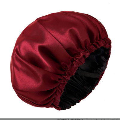 BSCI одобрило материал вьющиеся волосы RPET bonnet сна сатинировки реверзибельный