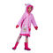 Мультфильм напечатал девушек украшает дырочками нетоксическое водоустойчивого пальто Wearproof пылезащитное