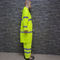 PE 100% куртки высокой видимости желтое водоустойчивое Reappliable скрыло стержень