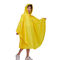 Плащ изготовленной на заказ плащпалаты дождя печати отражательной желтый водоустойчивый взрослый